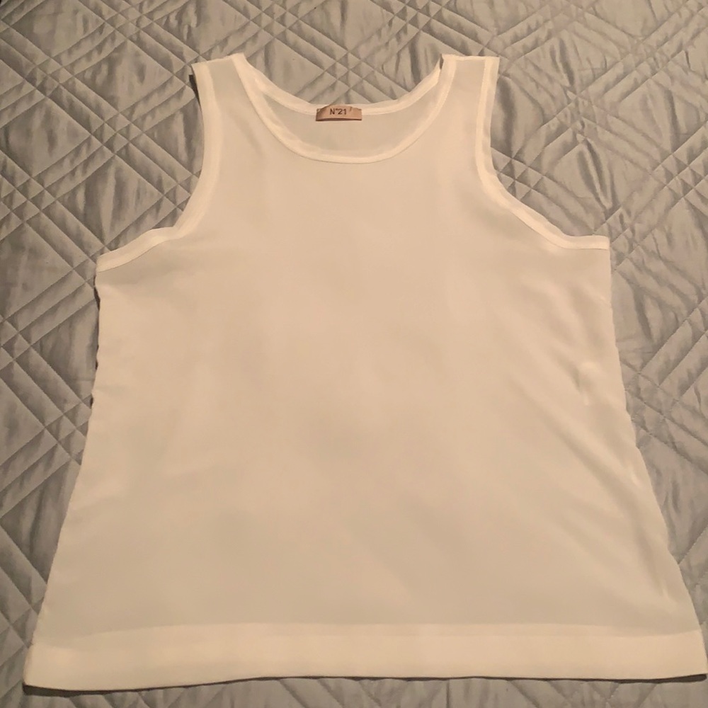 Creamy White Shell Blouse